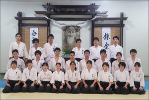 Visiting St. Petersburg by group of Japanese students, who practice Aikido ( according to JREX program )